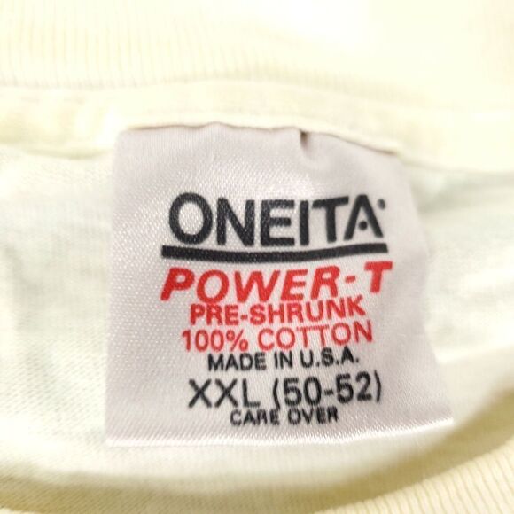 Vintage 93 Shirt Mens XXL American Airplane Faded Worn In Grunge Tee Made in USA - Picture 7 of 11